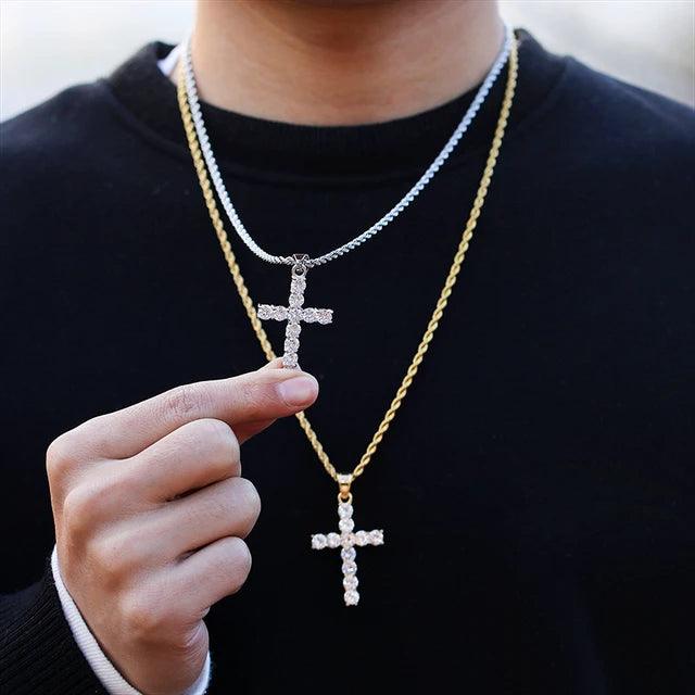 COLLAR CRUZ DE PLATA✝️