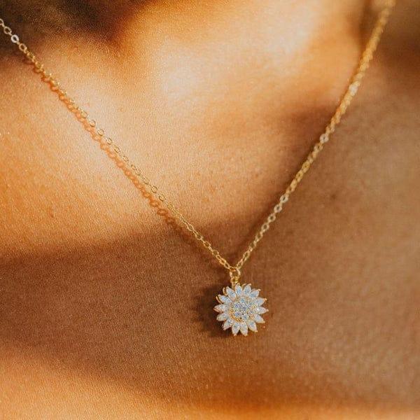 COLLAR GIRASOL GIRATORIO🌻