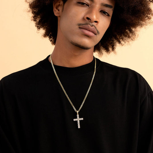 COLLAR CRUZ DE PLATA✝️